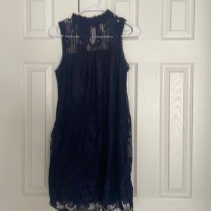 Navy cocktail dress